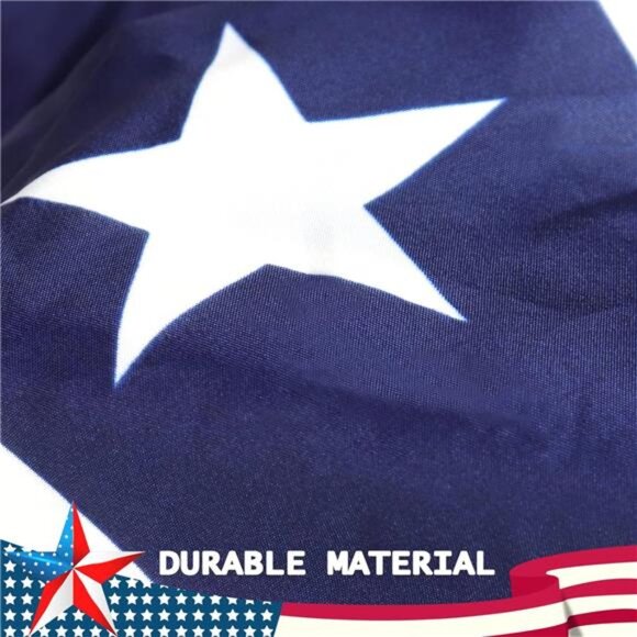 3×6 Ft Pleated Patriotic Fan Flag – Set of 4 USA Bunting Decorations - Picture 5 of 8